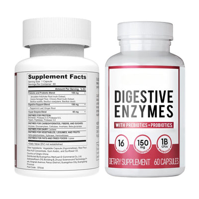 INNOVEX™  - DIGESTIVE ENZYMES 60CT + 60B PROBIOTIC 30CT