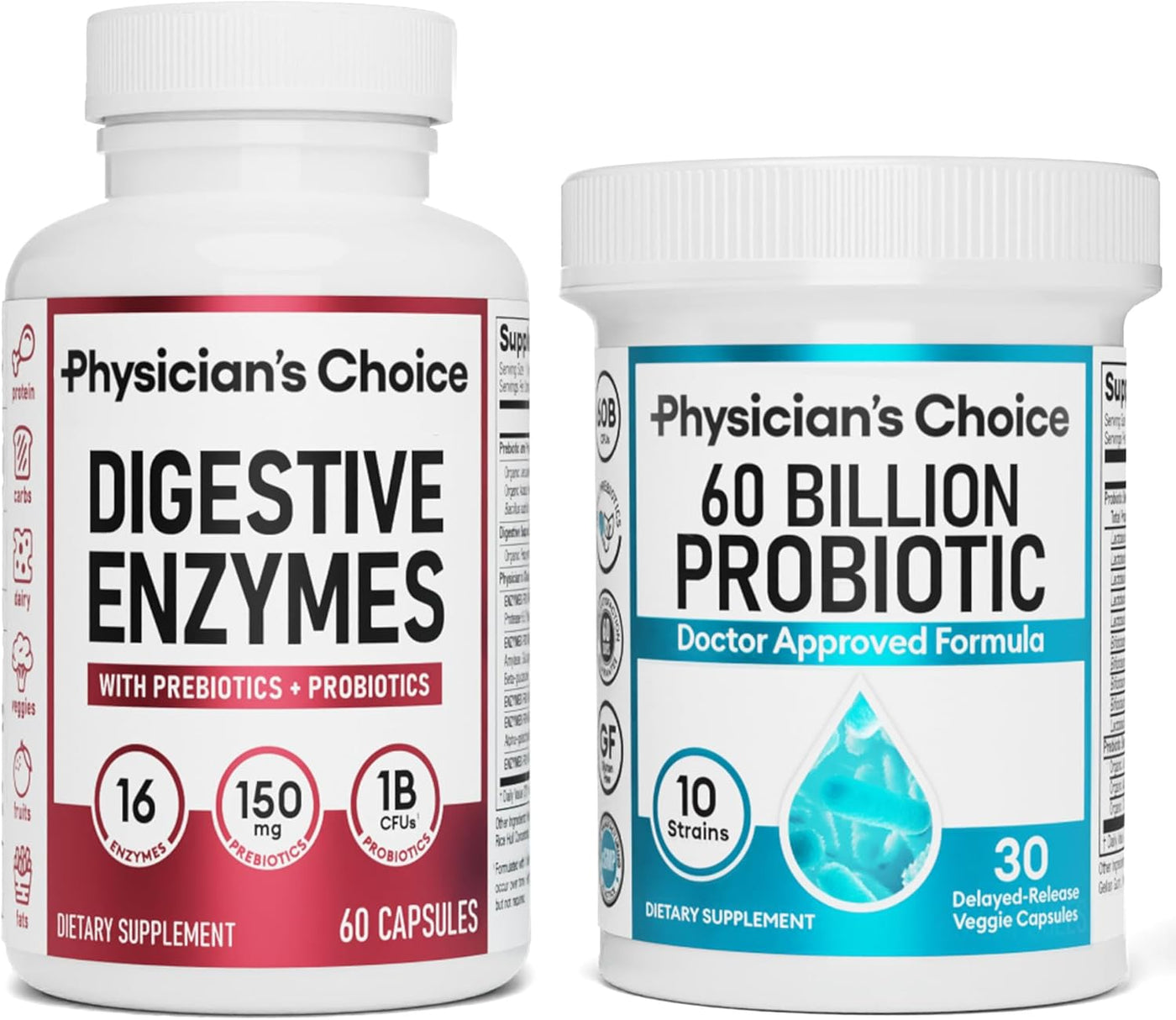 INNOVEX™  - DIGESTIVE ENZYMES 60CT + 60B PROBIOTIC 30CT