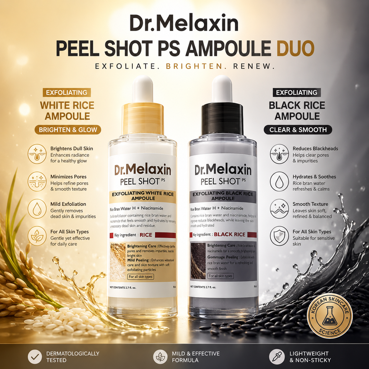 DR.MELAXIN - PEEL SHOT DUO BUNDLE SET