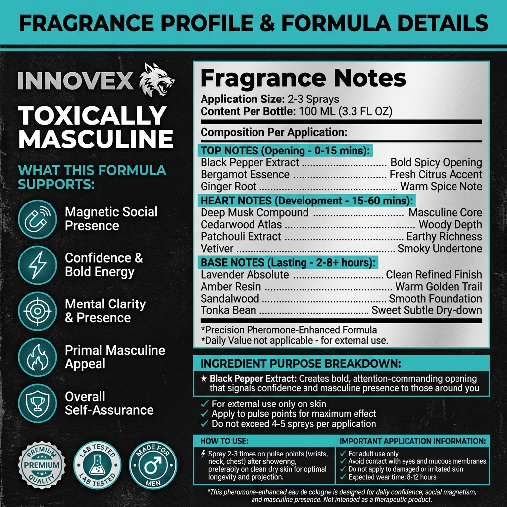 BIG DOG LABS - TOXICALLY MASCULINE PHEROMONE